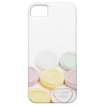 Conversation hearts candy I Love You foodie photo iPhone 5 Covers