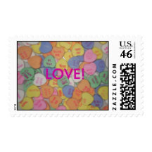 CONVERSATION HEARTS LOVE STAMP