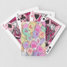 Conversation Hearts Playing Cards