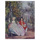 (Conversation In A Park) The Artist And His Wife B Letterhead Template