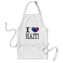 Conversation with the Living: I <3 Haiti Apron
