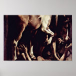 Conversion Sauli,  By Michelangelo Merisi Da Cara Poster