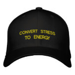 Convert Stress to Energy embroidered hats
