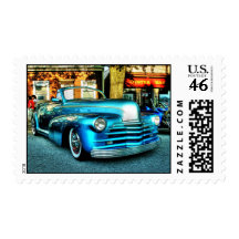 Convertible Car, Oyster Bay, NY Stamps