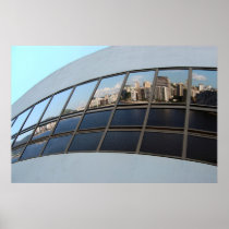 Convex Window Reflection Print
