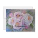 Convite-camélias Personalized Invitation