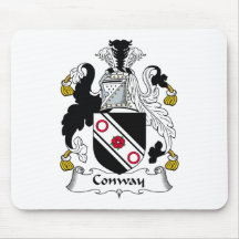 Conway Family Crest Mouse Pad