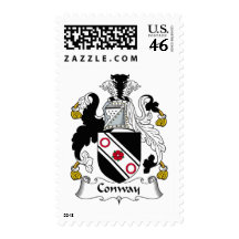 Conway Family Crest Postage