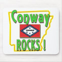 Conway Rocks ! (green) mousepads