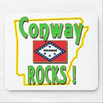 Conway Rocks ! (green) mousepads
