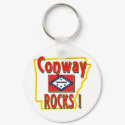 Conway Rocks ! (red) keychains