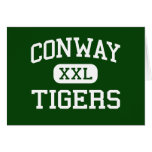 Conway - Tigers - High - Conway South Carolina Greeting Card