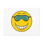 Cood Dude Smiley Face Post Card