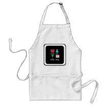 "Cook. Eat. Drink. Blog." Apron by cyberpenguin1 "Cook. Eat. Drink. Blog." Apron