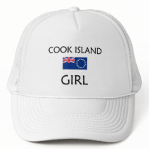 COOK ISLAND GIRL TRUCKER HAT