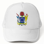 Cook Islands Coat of arms CK Trucker Hats