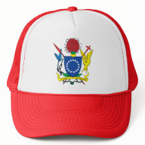 Cook Islands Coat of Arms detail Mesh Hat