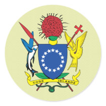 Cook Islands Coat of Arms detail Stickers