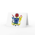 Cook Islands Coat of Arms Greeting Card