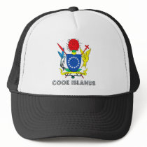 Cook Islands Coat of Arms Hats