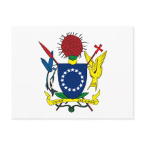 Cook Islands Coat of Arms Postcard by FlagTshirts Cook Islands Coat of Arms Postcard