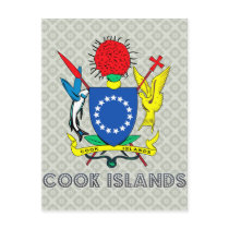 Cook Islands Coat of Arms Postcards