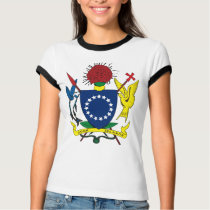 Cook Islands Coat of Arms T-shirt by FlagTshirts Cook Islands Coat of Arms T-shirt