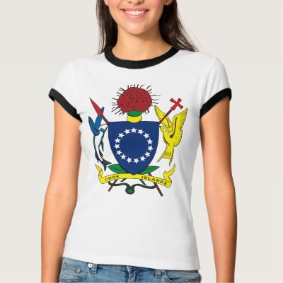 Cook Islands Coat of Arms T-shirt by FlagTshirts