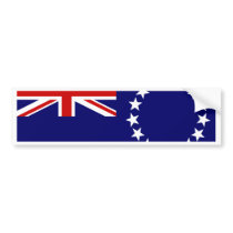 Cook Islands Flag bumper stickers by coolcountry Cook Islands Flag bumper stickers