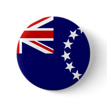 Cook Islands Flag buttons by coolcountry Cook Islands Flag buttons