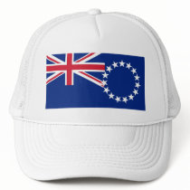Cook Islands Flag Trucker Hats