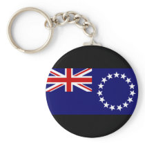 Cook Islands Flag Keychains