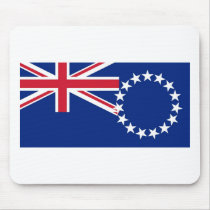 Cook Islands Flag mousepads by worldtees Cook Islands Flag mousepads