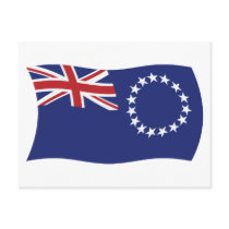 Cook Islands Flag Postcard by livingflags Cook Islands Flag Postcard