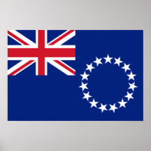 Cook Islands Flag Print