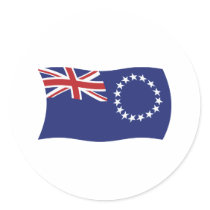 Cook Islands Flag Sticker by livingflags Cook Islands Flag Sticker