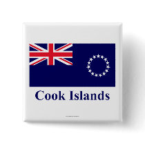 Cook Islands Flag with Name buttons by Vexillophile Cook Islands Flag with Name buttons