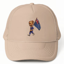 Cook Islands Girl Mesh Hats