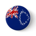 Cook Islands Gnarly Flag buttons by Flagnostic Cook Islands Gnarly Flag buttons