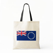 Cook Islands, New Zealand flag Canvas Bags