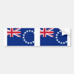 Cook Islands, New Zealand flag Bumper Stickers