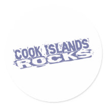 Cook Islands Rocks stickers by worldtees Cook Islands Rocks stickers