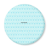 Cook Islands Trendy Peace Sign with Cook Islander Fridge Magnet