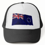 Cook Islands Waving Flag Trucker Hat