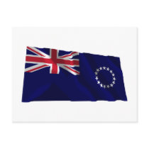Cook Islands Waving Flag postcards by Vexillophile Cook Islands Waving Flag postcards