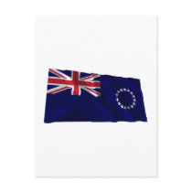 Cook Islands Waving Flag postcards by Vexillophile Cook Islands Waving Flag postcards