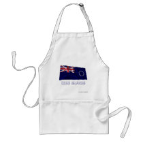 Cook Islands Waving Flag with Name aprons by Vexillophile Cook Islands Waving Flag with Name aprons