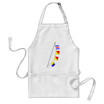 COOK Nautical Signal Flags aprons