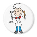 Cook Stick Figure Magnet by stick_figures Cook Stick Figure Magnet