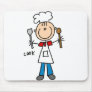 Cook Stick Figure Mousepad